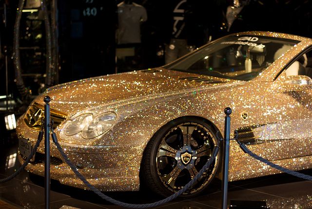 Glitter car