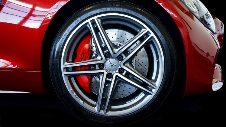 Close up of modified wheel